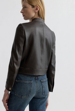 Load image into Gallery viewer, NILI LOTAN Nico Shrunken Leather Jacket
