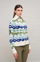 Load image into Gallery viewer, FRAUENSCHUH Delilah Zip Cardigan, Alaska Blue
