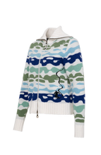 Load image into Gallery viewer, FRAUENSCHUH Delilah Zip Cardigan, Alaska Blue
