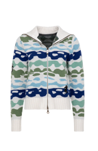 Load image into Gallery viewer, FRAUENSCHUH Delilah Zip Cardigan, Alaska Blue
