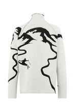 Load image into Gallery viewer, FRAUENSCHUH Chatel Merino Wool Sweater - Creme/Black
