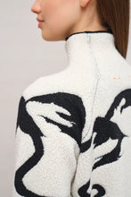 Load image into Gallery viewer, FRAUENSCHUH Chatel Merino Wool Sweater - Creme/Black
