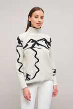 Load image into Gallery viewer, FRAUENSCHUH Chatel Merino Wool Sweater - Creme/Black
