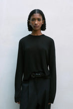 Load image into Gallery viewer, CORDERA Viscose T-Shirt Black
