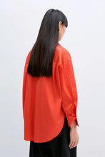 Load image into Gallery viewer, CORDERA Oversize cotton Shirt, Coral
