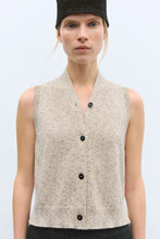 Load image into Gallery viewer, CORDERA Flecked Cotton Vest, Natural
