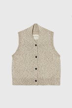 Load image into Gallery viewer, CORDERA Flecked Cotton Vest, Natural
