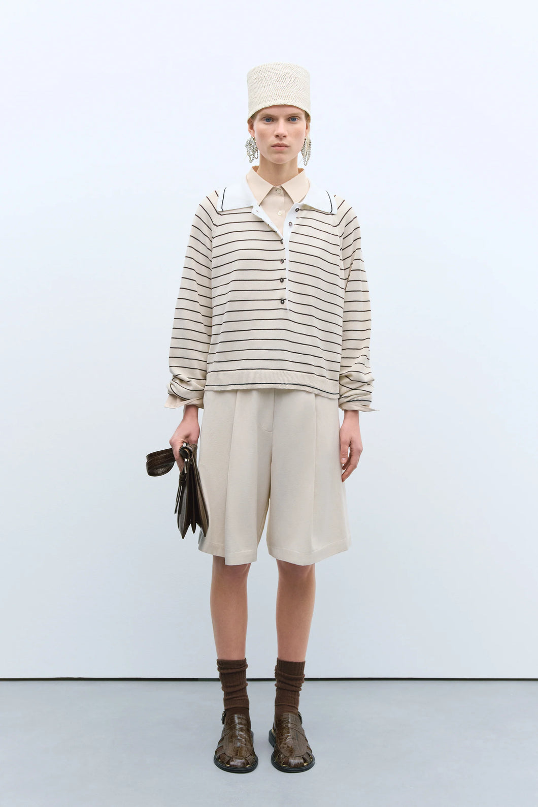 CORDERA Organic Cotton Striped Polo