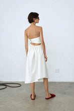 Load image into Gallery viewer, CORDERA Strapless Dress, White
