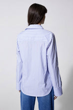 Load image into Gallery viewer, House of Dagmar Shona Shirt - Blue Stripe
