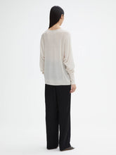 Load image into Gallery viewer, House of Dagmar Merino V-Neck Knit - Chalk
