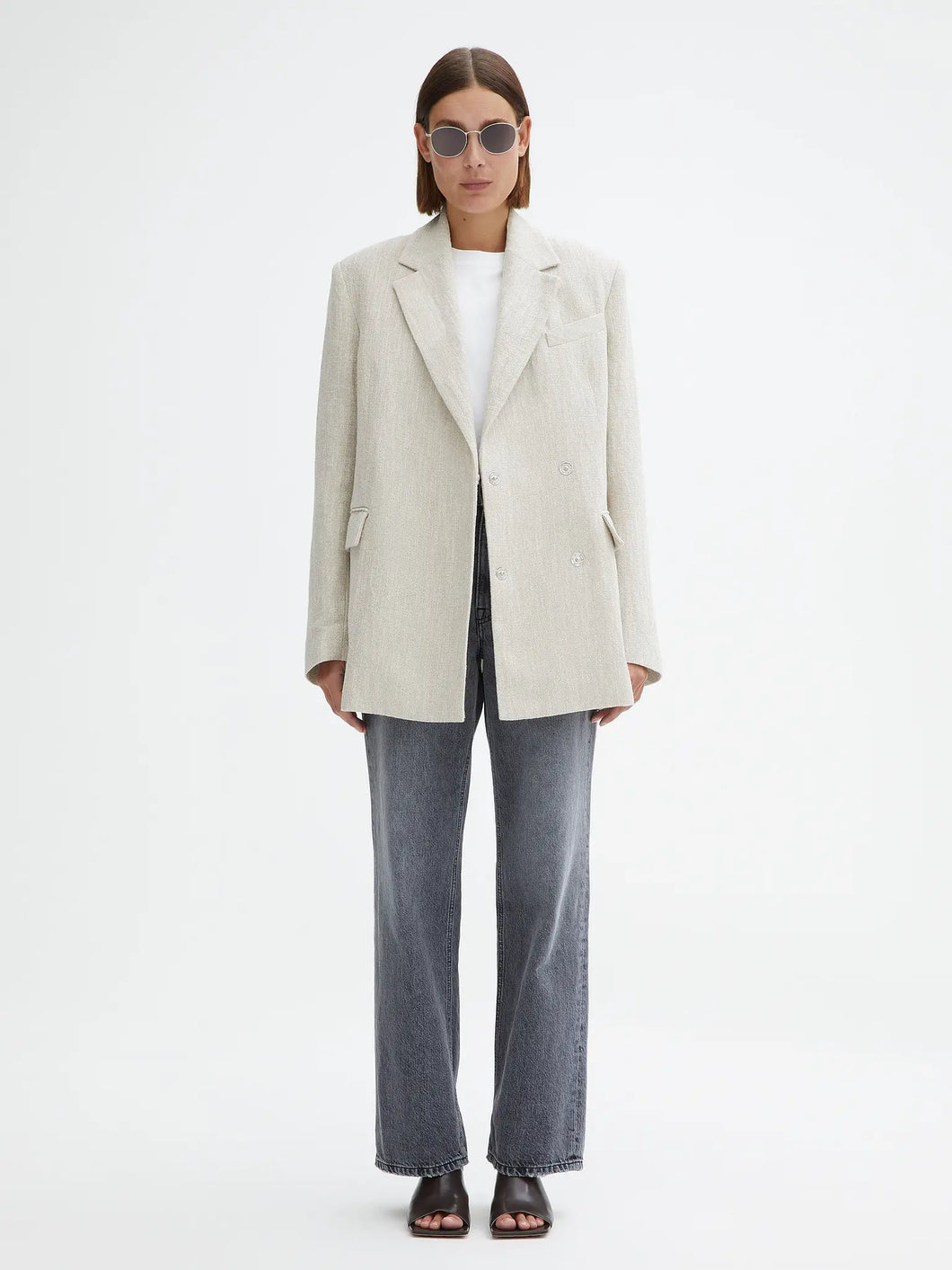 DAGMAR Classic Linen Blazer