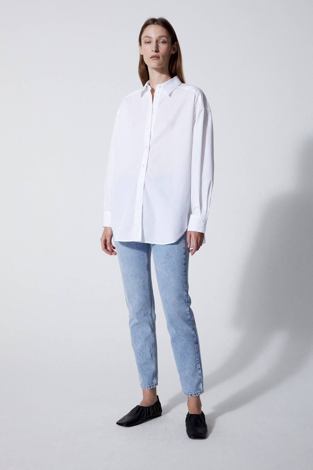 House of Dagmar Gina Classic Cotton Shirt - White