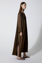 Load image into Gallery viewer, House of Dagmar Vivi Silk Dress - Cacao
