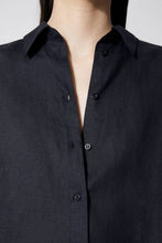 Load image into Gallery viewer, House of Dagmar Gina Linen Shirt - Black
