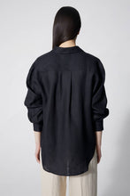 Load image into Gallery viewer, House of Dagmar Gina Linen Shirt - Black
