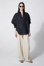 Load image into Gallery viewer, House of Dagmar Gina Linen Shirt - Black
