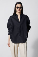 Load image into Gallery viewer, House of Dagmar Gina Linen Shirt - Black
