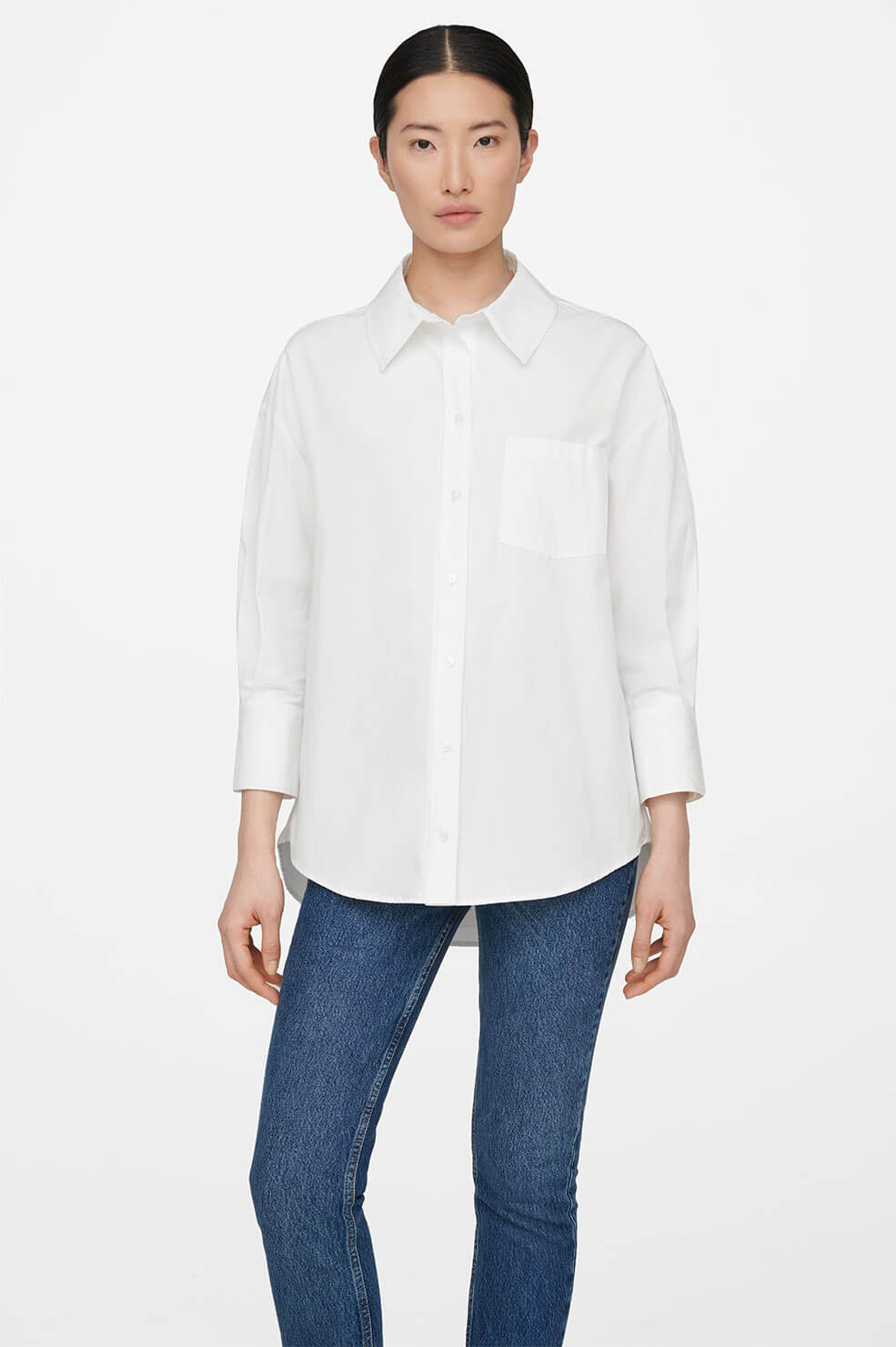Anine Bing Mika Shirt - White