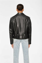 Load image into Gallery viewer, ANINE BING Maverick Leather Jacket - Black
