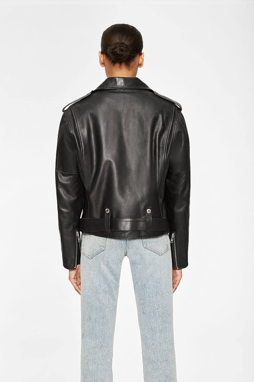 ANINE BING Maverick Leather Jacket - Black – M. STUDIO