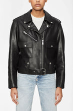 Load image into Gallery viewer, ANINE BING Maverick Leather Jacket - Black
