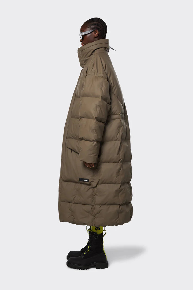 Rains padded coat outlet