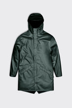 Load image into Gallery viewer, RAINS Long Jacket - Silver Pine
