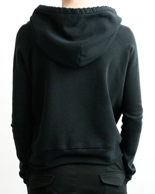 Nili Lotan Janie Hoodie Washed Black M. STUDIO