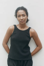 Load image into Gallery viewer, Wol Hide Scoop Back Tank : Black
