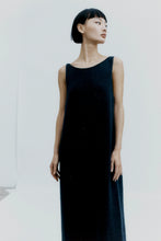 Load image into Gallery viewer, CORDERA Heather Cotton Dress - Black

