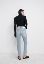 Load image into Gallery viewer, Loulou Studio Wular Light Blue Straight Denim Pants
